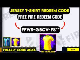 Aaj rat 12 baje kya aayega free fire 5. Jersey T Shirt Redeem Code Free Fire Redeem Code Ff Redeem Code May 22 Redeem Code Youtube