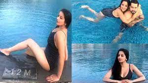 Bhojpuri Actress Monalisa Hot & Sexy Video, Bikini & Monokini Photos:  Monalisa's monokini pics from Sri Lankan vacation with hubby Vikrant are  too hot to handle!