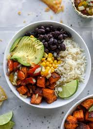Cover tightly or wrap in foil while assembling the salads. Sweet Potato Taco Bowls With Chipotle Ranch Sweet Potato Bowls