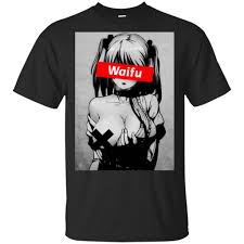 Buy Hentai Waifu Ahegao Cute Sexy Girl Gothic Lewd Men Funny T-shirt Chic  90S Clothes Black T Shirt at affordable prices — free shipping, real  reviews with photos — Joom