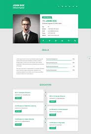 However, it is an optimal way of listing all your pros and presents. Tile Simple Elegant Resume Cv Html Website Template Personal Website Templates Free Website Templates Website Template