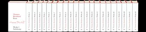 'instead of committing suicide, people go to work.', 'it would be wrong to refuse to face the fact that everything start by following thomas bernhard. Thomas Bernhard Werkausgabe Gedichte Theaterstucke Und Prosaarbeiten Auf 10324 Seiten Suhrkamp Insel