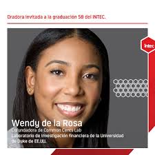 La economista Wendy de la Rosa, una joven de tan solo 29 años hija de una  inmigrante dominicana en la ciudad de Nueva York, pronunciará este sábado  13 de abril el discurso