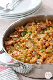 Add onions and apples and cook, stirring occasionally, until lightly browned, about 10 minutes. 14 Super Easy Chicken Sausage Dinners Recipes Pasta Dishes Cooking Recipes
