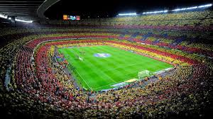 Fc barcelona emblem, fc barcelona wallpaper, sports, football. Oboi Stadion Kamp Nou Barselona Ispaniya Na Rabochij Stol