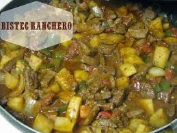Bistec En Salsa Roja Receta Receta De Comida Mexicana Guiso De Bistec Ranchero Con Papas Receta Recetas De Comida Mexicana Recetas De Comida Recetas Mexicanas