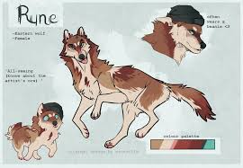 Rune Ref Sheet By Azorart Dog Design Art Animal Drawings Animal Sketches