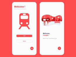 Metro Train Ticket Booking App By Prashanth Train Ticket Booking App Booking App
