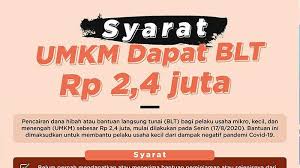Daftar Online Bantuan Umkm Rp 2 4 Juta Tutup Berikut Cara Dan Syarat Daftar Resmi Blt Umkm Terbaru Halaman All Tribun Pontianak