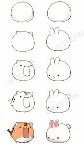 Pin By La Magnifica On How To Draw Cute Easy Drawings Cute Animal Drawings Kawaii Doodles
