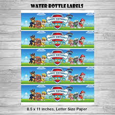 Print, color, cut, and create a pawsome badge of honor! Paw Patrol Water Bottle Labels Paw Patrol Birthday Party Labels Paw Patrol Printable Party Supplies Paw Paw Patrol Birthday Party Paw Patrol Party Paw Party
