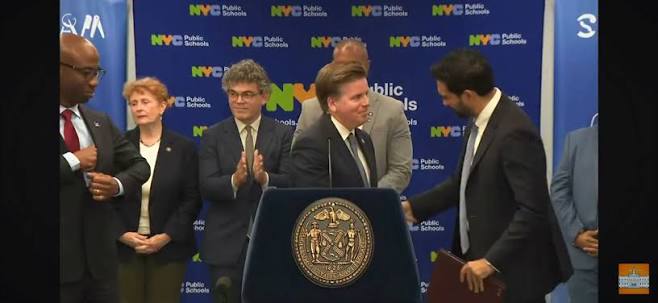 New York City Public Schools — the nation's largest school district — is  banning generative AI for students through 8th grade for at least one year.  "It is the most comprehensive of