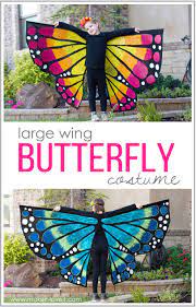 Make A Large Wing Butterfly Costume Diy Butterfly Costume Butterfly Costume Kids Butterfly Costume