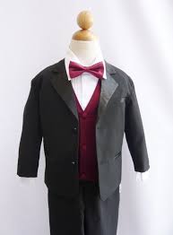 Black And Maroon Tuxedo Formal Boy Tuxedo Black With Burgundy Vest 40 Moissanite Engagement Ring White Gold Hammered Silver Ring Bearer Outfit