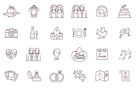 How To Use Icons On Your Wedding Stationery Temploola Com