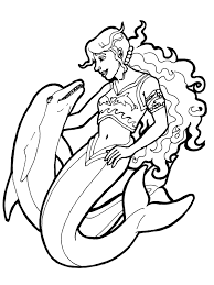 Relaxing fashion coloring page for adults. Free Printable Mermaid Coloring Pages For Kids 2310 Barbie Mermaid Coloring Pages Coloringtone Book