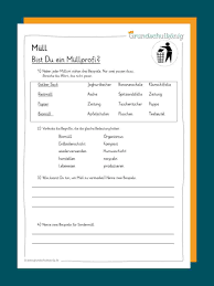 Die bedeutung des verbs umschulen: Mull Mulltrennung Lernen Tipps Schule Mulltrennung Merkspruch