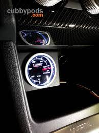 Saas pillar pod gauge kit for subaru wrx oil pres water temp egt boost volts. 2015 Subaru Wrx Sti Cubbypod Gauge Pod 52mm Gauge Ebay