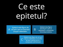 Aceste figuri de stil se adreseaza imaginatiei si sensibilitatii cititorului. Figuri De Stil Epitetul Vox Valachorum