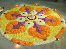 24 Top Creative Designers Created Beautifully Elegant Onam Pookkalam Designs Rangoli Designs Rangoli Designs Flower Pookalam Design