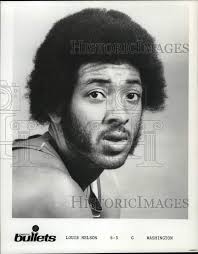 1973 Press Photo Capital Bullets basketball guard Louie Nelson, Washington 