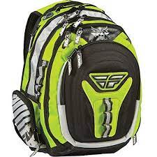 Fly Racing Illuminator Street Backpack Hi Viz 28 5081 Fly Racing Http Www Amazon Com Dp B007ionyn6 Ref Cm Sw Motorcycle Backpacks Backpacks Helmet Storage