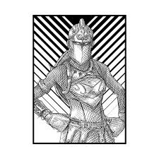 Check Out This Awesome Fortnite Red Knight 28black 26 White 29 Design On Teepublic Bilder Malen Fortnite Bilder Malen