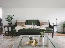 Homestead Seattle Leather Sofa Living Room Leather Couches Living Room Green Leather Sofa