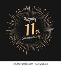 As with steel, diamond is perfect for 11 years of marriage because it is another material that is known to be incredibly durable and chased after by people all over the world. Happy 11th Anniversary Fireworks Star On Stock Vector Royalty Free 551583031