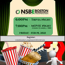 206 clarendon st • boston, ma. Nsbe Boston Black History Month Trivia Movie Night Nsbe Boston Professionals