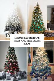 Red trees for christmas — decorations optional — are not uncommon during the holidays, even if this year, the white house christmas decorations overseen by the first lady have an american meanwhile, the gold star family tree pays tribute to troops. 15 Ombre Christmas Trees And Tree Decor Ideas Shelterness