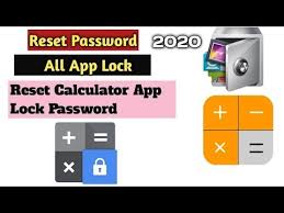 Get the calculator app on the google play store. How To Reset Calculator Vault Password Calculator App Lock Forgot Password Calculator App Lock Youtube