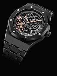 Replica audemars piguet skeleton for sale. Audemars Piguet Royal Oak Double Balance Wheel Openworked Erscheint In Edler Schwarzer Keramik Gq Germany