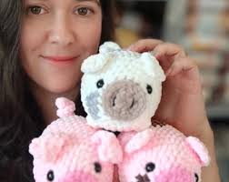 Patron au crochet Patron de cochon potelé sans couture