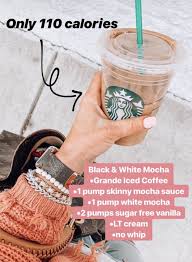 Black And White Mocha Starbucks Healthystarbucksdrinks With Images Iced Starbucks Drinks Starbucks Drinks Recipes Starbucks Coffee Drinks