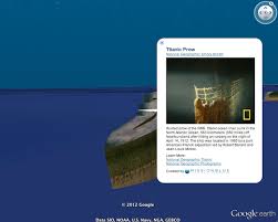 tour the rms titanic in google earth 3