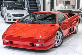 Every used car for sale comes with a free carfax report. Used 1997 Lamborghini Diablo Vt Roadster 1 260 Miles Collectors Car 5 Speed Gated Manual For Sale Special Pricing Chicago Motor Cars Stock 16051a