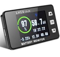 500A Shunt Battery Monitor 2.4" Color Screen RV Battery ...