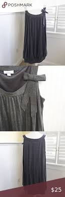 Dress Barn Woman Gray Sleeveless Bubble Dress 22w Excellent Used Condition Heather Gray With Bow Det In 2020 Dress Barn Woman Bubble Dress Shopping Womens Dresses