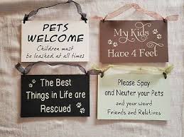 Neutering is a surgical process that removes the reproductive organs of an animal, either completely or to a large extent. Lot Of 4 Funny Wood Pet Signs Cat Dog Rescue Kids Welcome Spay Neuter Handmade Ebay