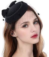 Fascinator Damen FINGERINSPIRE 10 Stück Fascinator Hut Basis 10x12.7cm Eva  Angel Hut