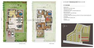 Dreaming to own a 3 bedroom bungalow house? 2 Storey Bungalow Floorplan Penang Property Talk