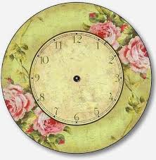 Ahsap Boyama 58 Decoupage Saatler Resimler