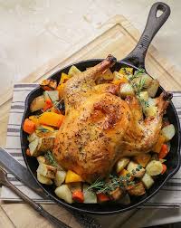 Roasted Chicken With Root Vegetables Rachel Hollis Whole Roasted Chicken Roasted Chicken Whole Chicken Recipes Oven