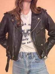 Vintage Womens Leather Motorcycle Jacket M 80 39 S 90 39 S Leather Jacket Leather Motorcycle Jacket Women Vintage Leather Jacket Motorcycle Jacket Women