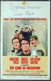 Original Guns Of Navarone, The (1961) movie poster in VG condition for  $30.00