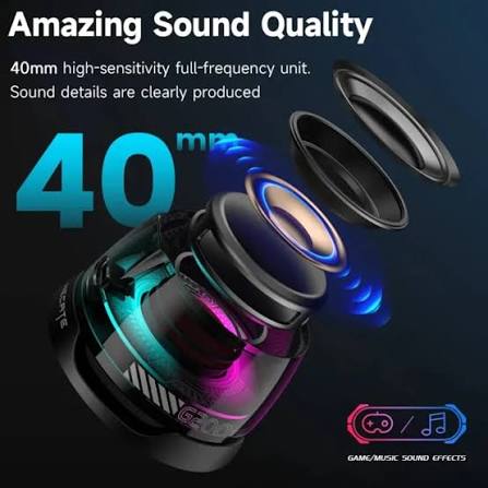 The G200 is a compact and portable Bluetooth speaker designed with a built-in magnetic base, allowing it to easily attach to metal surfaces such as phones, laptops, gym equipment, or other metallic