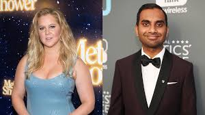 Amy schumer gets 'emotional' about husband chris fischer on their son's 2nd birthday. Amy Schumer Weighs In On Aziz Ansari Allegations Bbc News