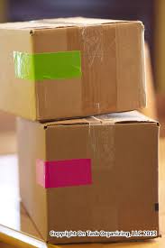 Color Code Moving Boxes With Duct Tape Moving Tips Moving Boxes Moving Hacks Packing