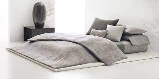 parure de lit calvin klein acacia linge de lit haut de gamme gray duvet cover grey linen bedding duvet covers
